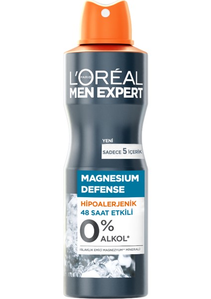 Men Expert Magnesium Defense Sprey Deodorant