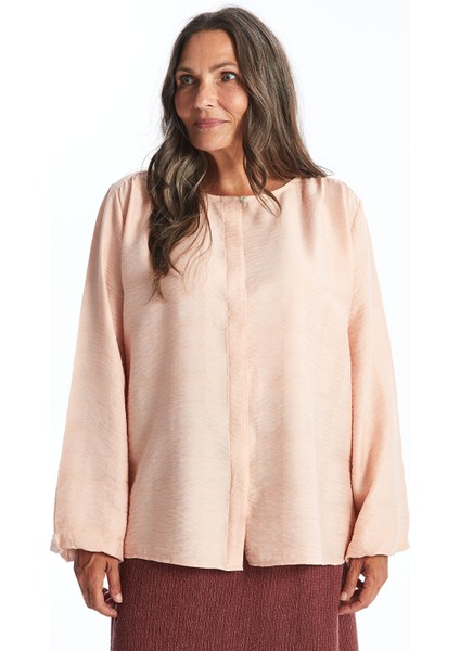 Yeni Sezon Bisiklet Yaka Kadın Bluz