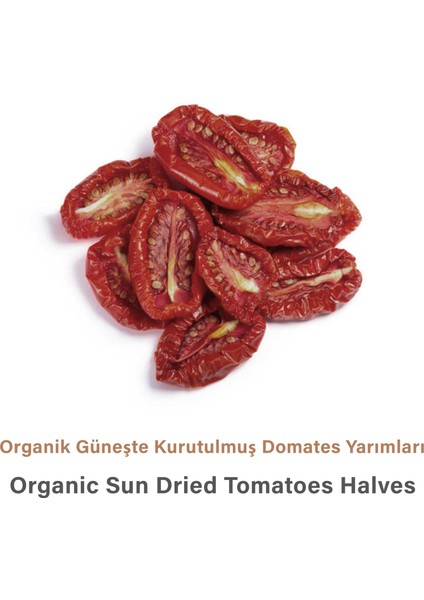 Organik Güneşte Kurutulmuş Domates Yarımları | 150G modelleri
