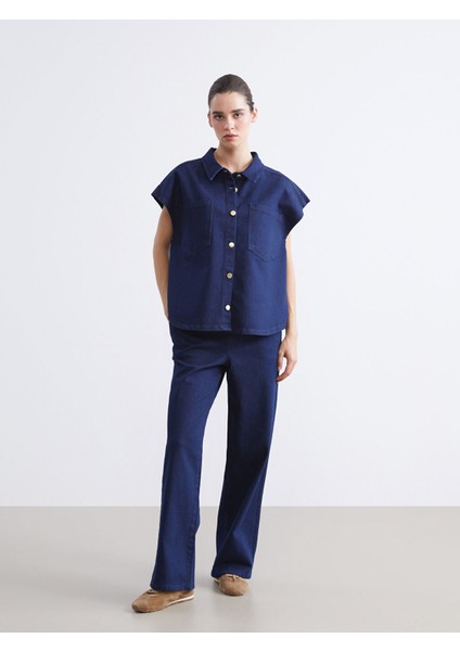 Yeni Sezon Gömlek Yaka Kadın Jean Yelek fiyatları