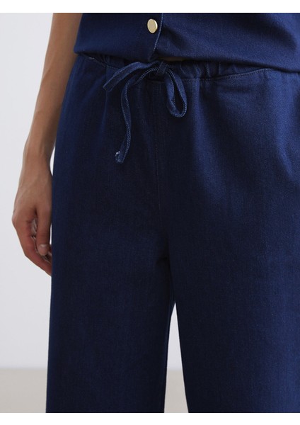 Yeni Sezon Beli Lastikli Kadın Jean Pantolon modelleri