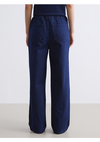 Yeni Sezon Beli Lastikli Kadın Jean Pantolon fırsatları