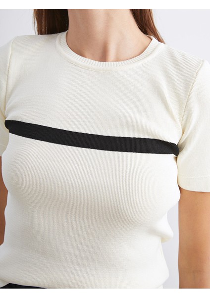 Yeni Sezon Bisiklet Yaka Kadın Triko Kazak modelleri