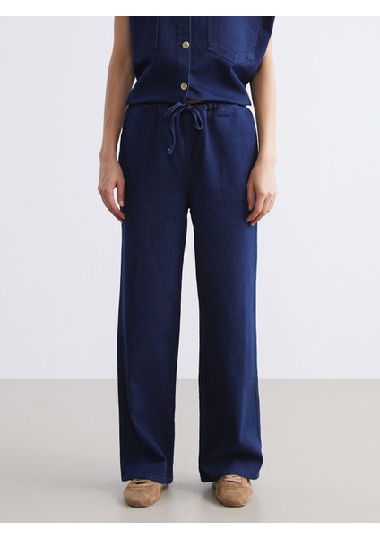 Yeni Sezon Beli Lastikli Kadın Jean Pantolon fiyatları