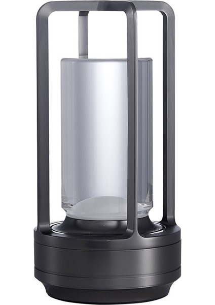 LED Masa Lambası Şarj Edilebilir Dokunmatik Gece Işık Yatak Odası Başucu Masa Lambası Restoran Dekoratif Lamba B (Yurt Dışından)