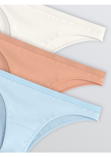 Yeni Sezon Baskılı Bikini Külot 3'lü modelleri