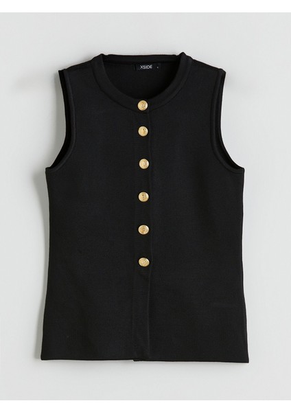 Yeni Sezon Bisiklet Yaka Kadın Triko Yelek indirimleri