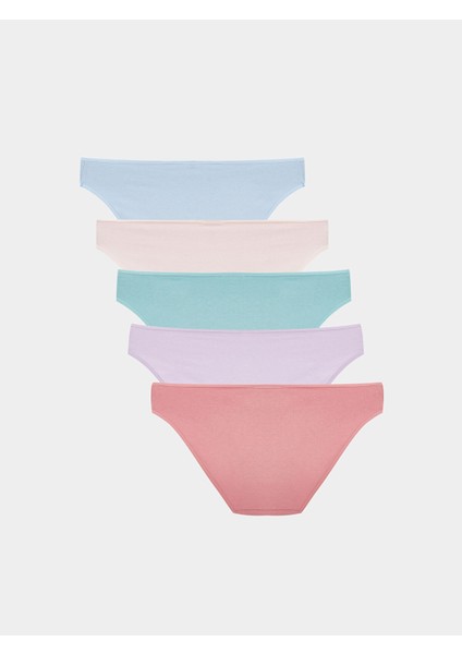 Yeni Sezon Baskılı Bikini Külot 5'li modelleri