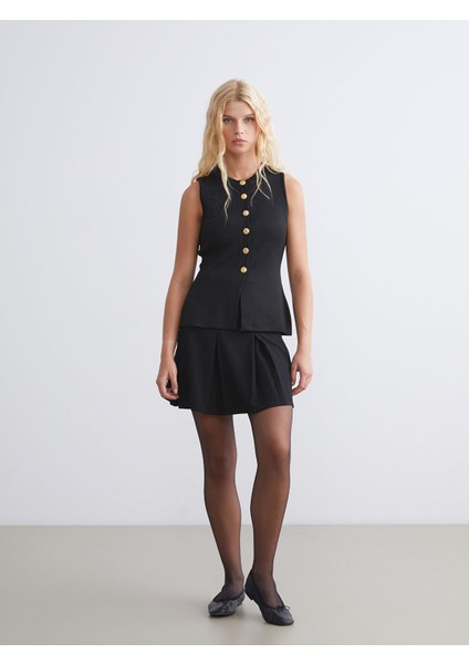 Yeni Sezon Bisiklet Yaka Kadın Triko Yelek fiyatları