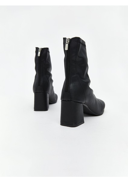 Yeni Sezon Deri Görünümlü Kadın Bot indirimleri
