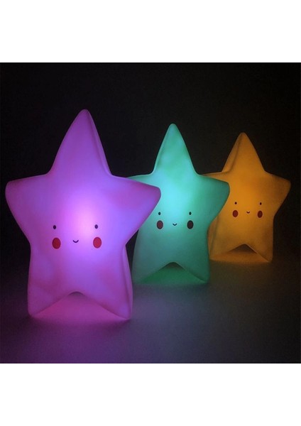 Gülen Yıldız Tasarımlı LED Işıklı Masa Lambası ( Lisinya ) fiyatları