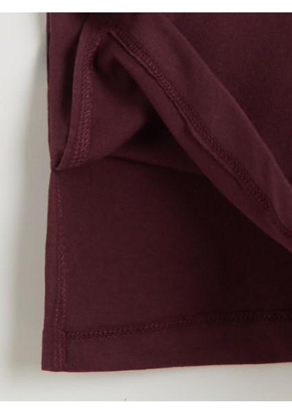 Yeni Sezon Petite Bisiklet Yaka Baskılı Kadın Gecelik modelleri