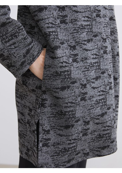 Yeni Sezon Polo Yaka Desenli Kadın Hırka modelleri