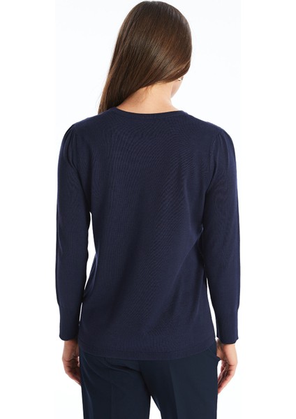 Yeni Sezon Bisiklet Yaka Taşlı Kadın Triko Kazak indirimleri