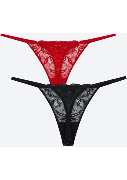 Yeni Sezon Dantelli Tanga Külot 2'li fiyatları