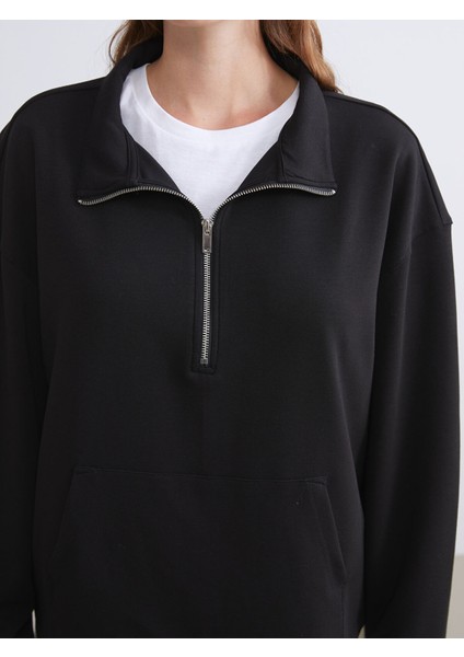 Yeni Sezon Dik Yaka Oversize Kadın Pijama Üstü modelleri