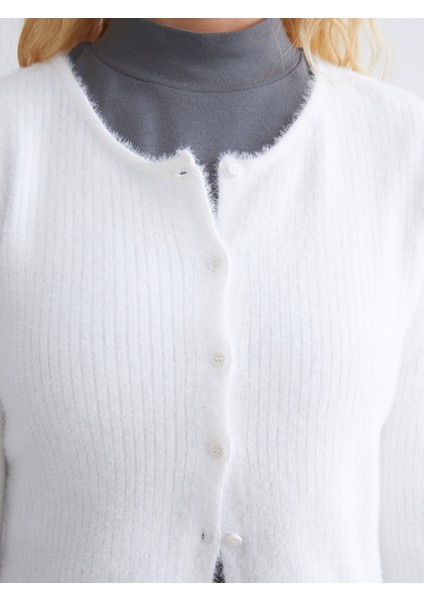 Yeni Sezon Bisiklet Yaka Kadın Triko Hırka modelleri