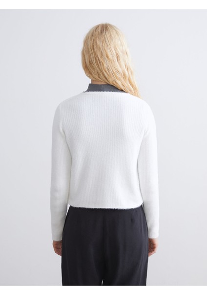 Yeni Sezon Bisiklet Yaka Kadın Triko Hırka fırsatları