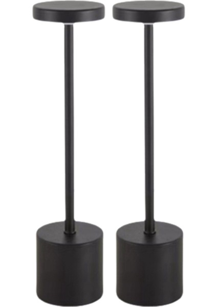 2pcs Kablosuz Masa Lambası 800MAH Şarj Edilebilir Pille Çalışan Lambalar 3 Renk Basamaksız Karartma LED Kablosuz Açık Lambalar (Yurt Dışından)