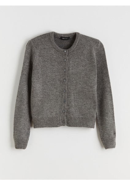 Yeni Sezon Bisiklet Yaka Kadın Triko Hırka