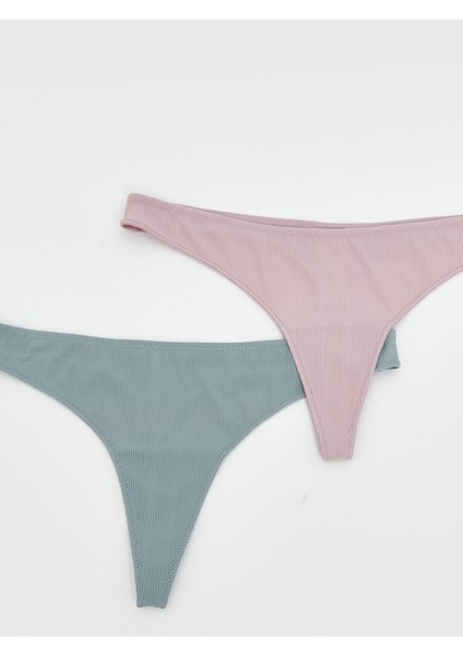 Yeni Sezon Düz Tanga Külot 2'li fırsatları