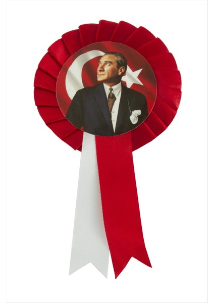 Mustafa Kemal Atatürk Yaka Rozeti Kokartı