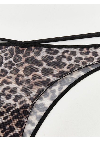 Yeni Sezon Leopar Desenli Fantezi Brazilian Külot modelleri