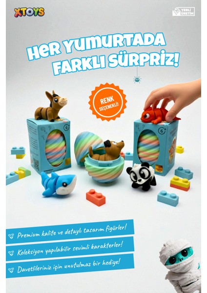 Twist & Discover Parti, Doğum Günü, Özel Günler Konsept Hediyelik Sürpriz Yumurta 16 Adet fiyatları