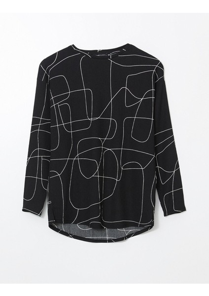 Yeni Sezon Bisiklet Yaka Desenli Oversize Kadın Tişört indirimleri