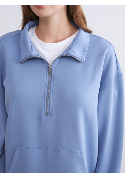 Yeni Sezon Dik Yaka Oversize Kadın Pijama Üstü modelleri