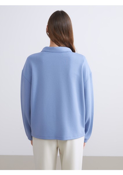 Yeni Sezon Dik Yaka Oversize Kadın Pijama Üstü fırsatları