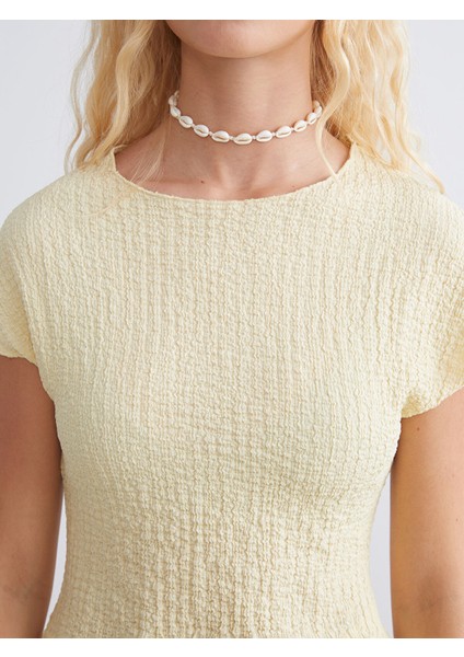 Yeni Sezon Dik Yaka Dokulu Kadın Body modelleri