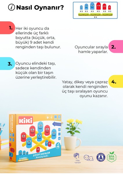AE-2301 Zıp Zıp Kafalar Strateji Zeka Oyunu fiyatları