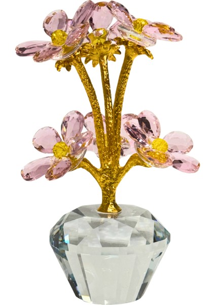 Kristal Pembe Papatya Dekor modelleri