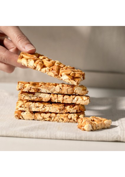 Servet Şeker İlavesiz Yer Fıstığı Krokan Bar 120 gr (6 x 20 gr)