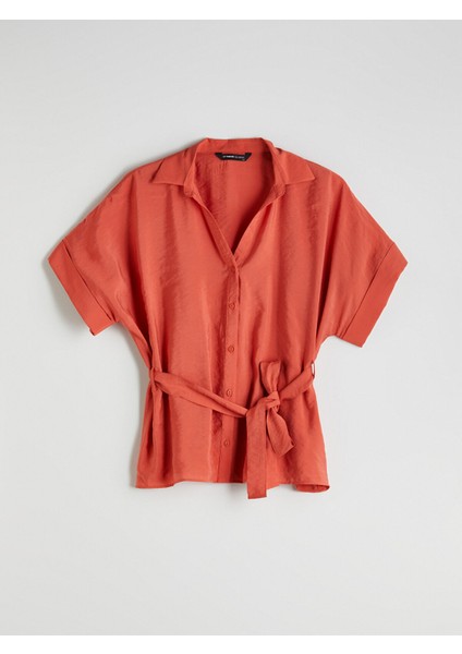 Yeni Sezon Oversize Modal Karışımlı Kadın Gömlek indirimleri