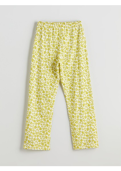 Yeni Sezon Beli Lastikli Desenli Kadın Pijama Altı fiyatları