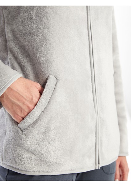 Yeni Sezon Kapüşonlu Düz Uzun Kollu Kadın Pelüş Pijama Üst modelleri