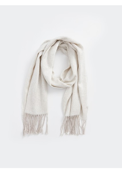 Yeni Sezon Düz Püsküllü Kadın Atkı modelleri