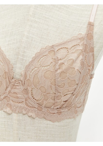 Yeni Sezon Balenli Dolgusuz Dantelli Tişört Sütyen modelleri