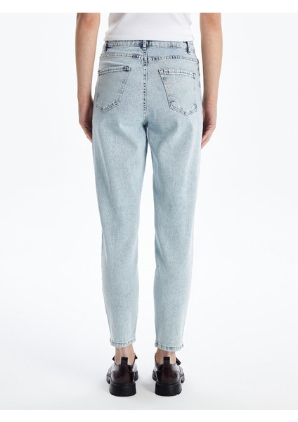 Yeni Sezon Mom Fit Kadın Jean Pantolon fırsatları