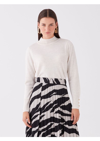 Yeni Sezon Yarım Balıkçı Yaka Kadın Triko Kazak fiyatları