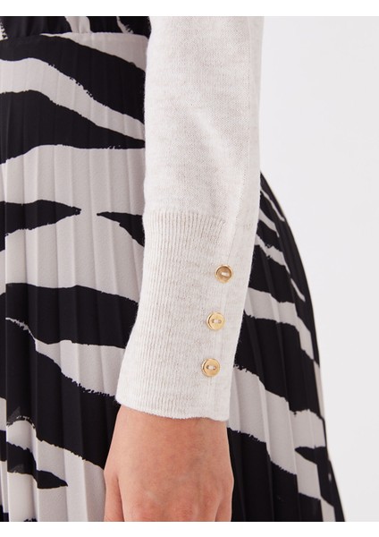 Yeni Sezon Yarım Balıkçı Yaka Kadın Triko Kazak fırsatları