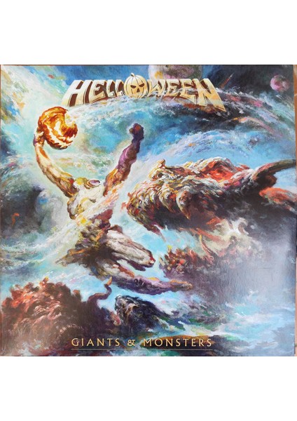 Helloween - Giants & Monsters (Giant Black Yellow Vinyl) - Plak modelleri