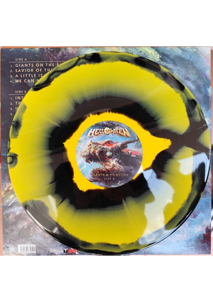 Helloween - Giants & Monsters (Giant Black Yellow Vinyl) - Plak