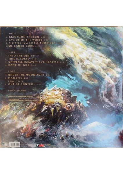 Helloween - Giants & Monsters (Giant Black Yellow Vinyl) - Plak