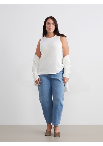 Yeni Sezon Büyük Beden Bisiklet Yaka Kadın Triko Kazak fiyatları