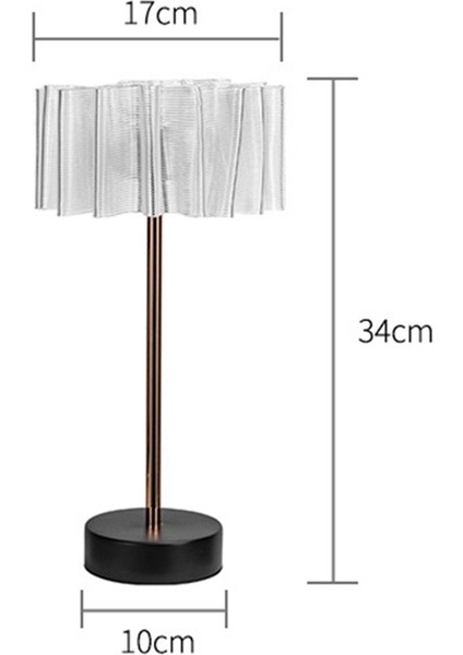 Yatak Odası Lambası Restoranı Için Pileli Başucu Lambası Şarj Masa Lambası 3 Seviyeli Parlaklık Atmosfer Dekorasyonu (Yurt Dışından) modelleri