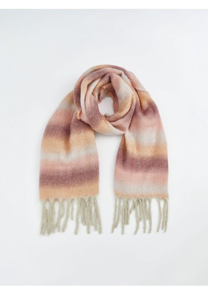 Yeni Sezon Püsküllü Kadın Atkı