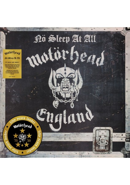 Motörhead - Nö Sleep At All (50TH Anniversary Edition) (Clear W White & Black Splatter Vinyl) - Plak fiyatları